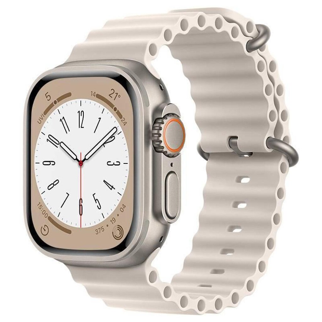 Pulseira Ocean Ondulada para Smartwatch Ultra Watch