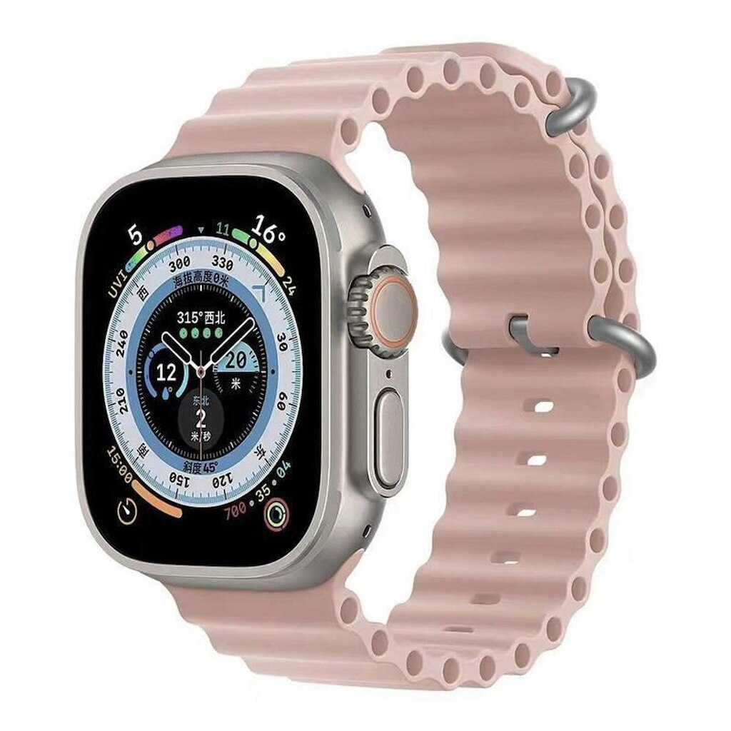 Pulseira Ocean Ondulada para Smartwatch Ultra Watch