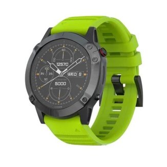 Pulseira Para Garmin Fenix 5 Fenix 6 / Forerunner 935 945 Verde Neon M3