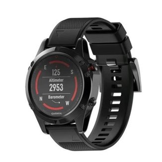 Pulseira Para Garmin Fenix 6x 5x 3hr 3 Preta