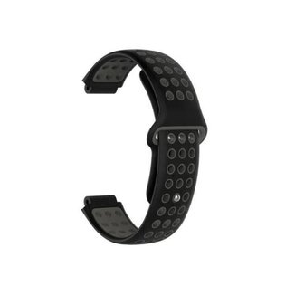 Pulseira para Garmin Forerunner 220 230 235 620 630 735xt Preto Cinza