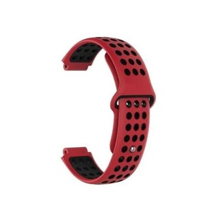 Pulseira para Garmin Forerunner  220 230 235 620 630 735xt Vermelho Preto