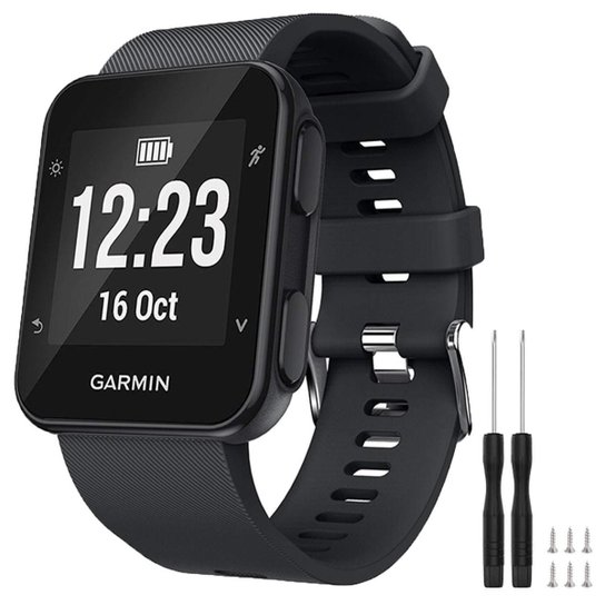 Pulseira Para Garmin Forerunner 30 35 Preta - Preto Menor preço em Pulseira Para Garmin Forerunner 30 35 Preta - Preto