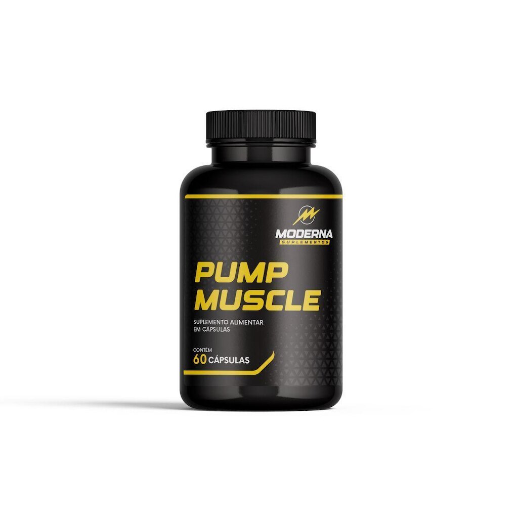 Pump Muscle Moderna Suplementos 60 Cápsulas