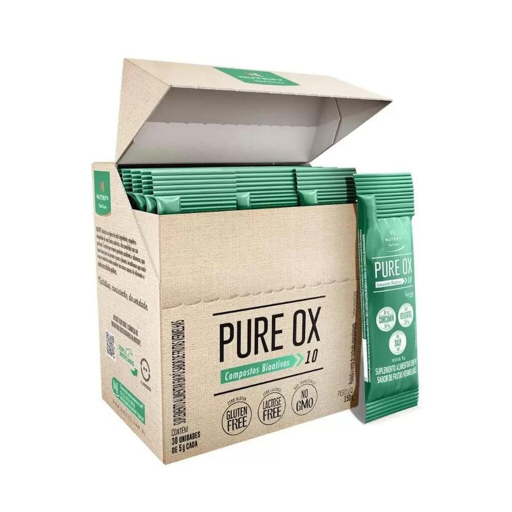 Pure Ox Frutas Vermelhas Nutrify 30 sachês