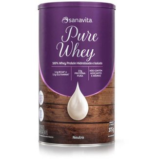 Pure Whey  375g Neutro  Sanavita