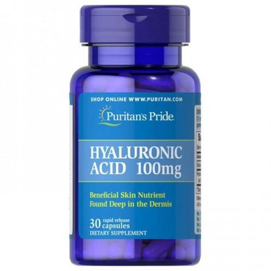 Puritan's Pride Ácido Hialurônico 100 mg Menor preço em Puritan's Pride Ácido Hialurônico 100 mg
