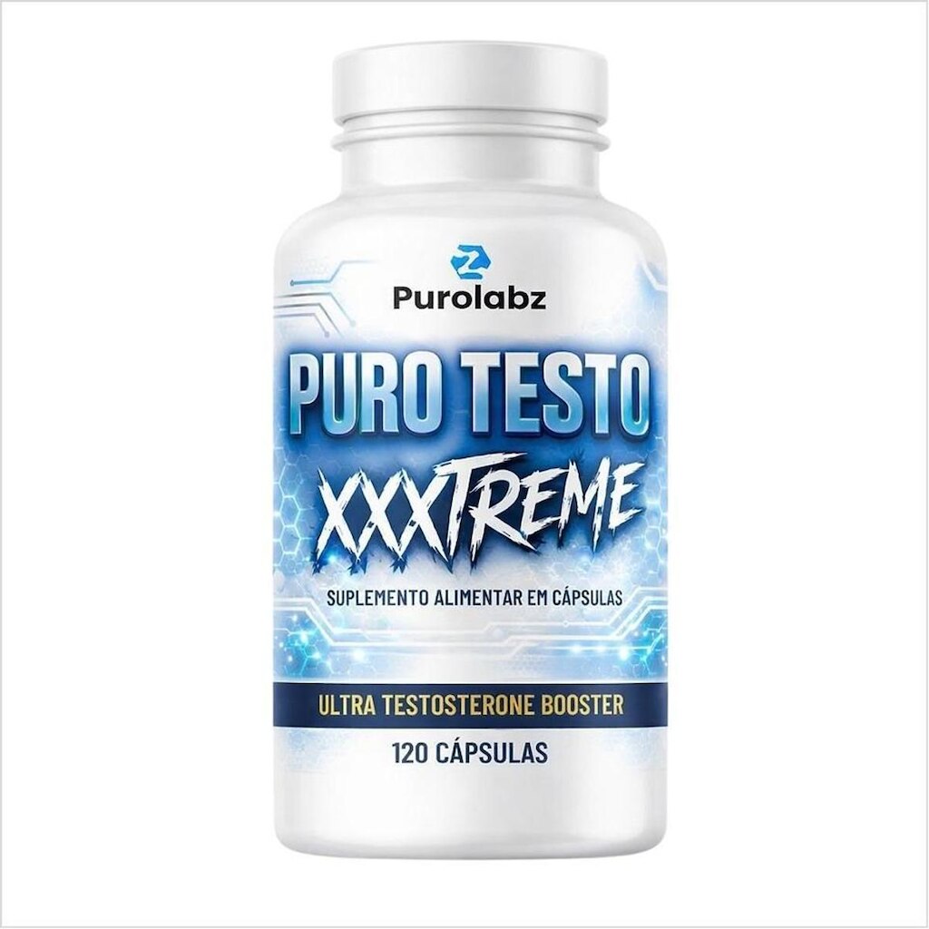 PURO TESTOXXXTREME (120 CÁPSULAS) PUROLABZ - PERFORMANCE e VITALIDADE