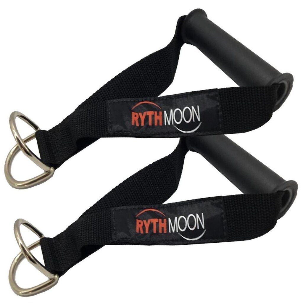 Puxador de Mão Multiuso o Par com 2 Argolas Rythmoon Fit