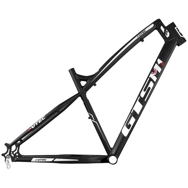 Quadro aro 26 GTS M1 I-vtec Fat Bike alumínio - Preto+Branco | Netshoes