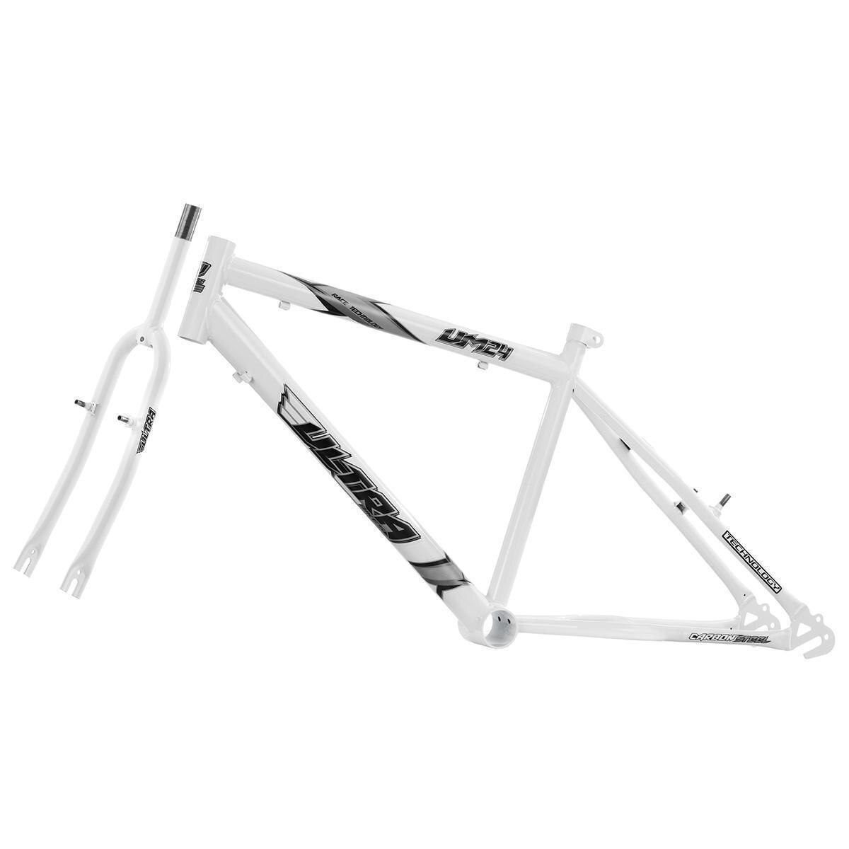 Quadro de Bicicleta Aro 24 Masculino Ultra Bikes em Aço Carbono com ...