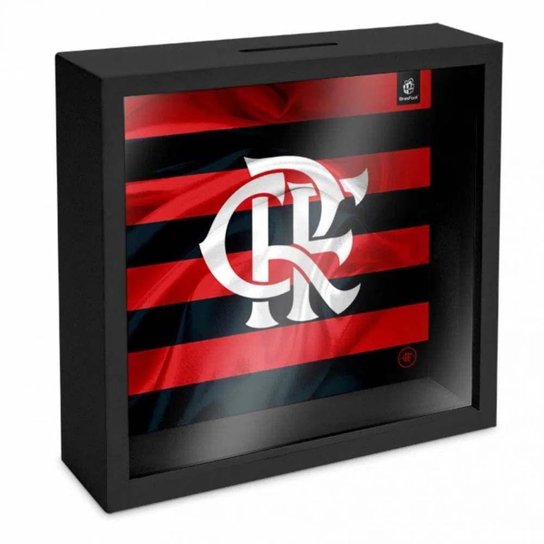 Quadro Flamengo Cofre UN - Preto+Vermelho Menor preço em Quadro Flamengo Cofre UN - Preto+Vermelho