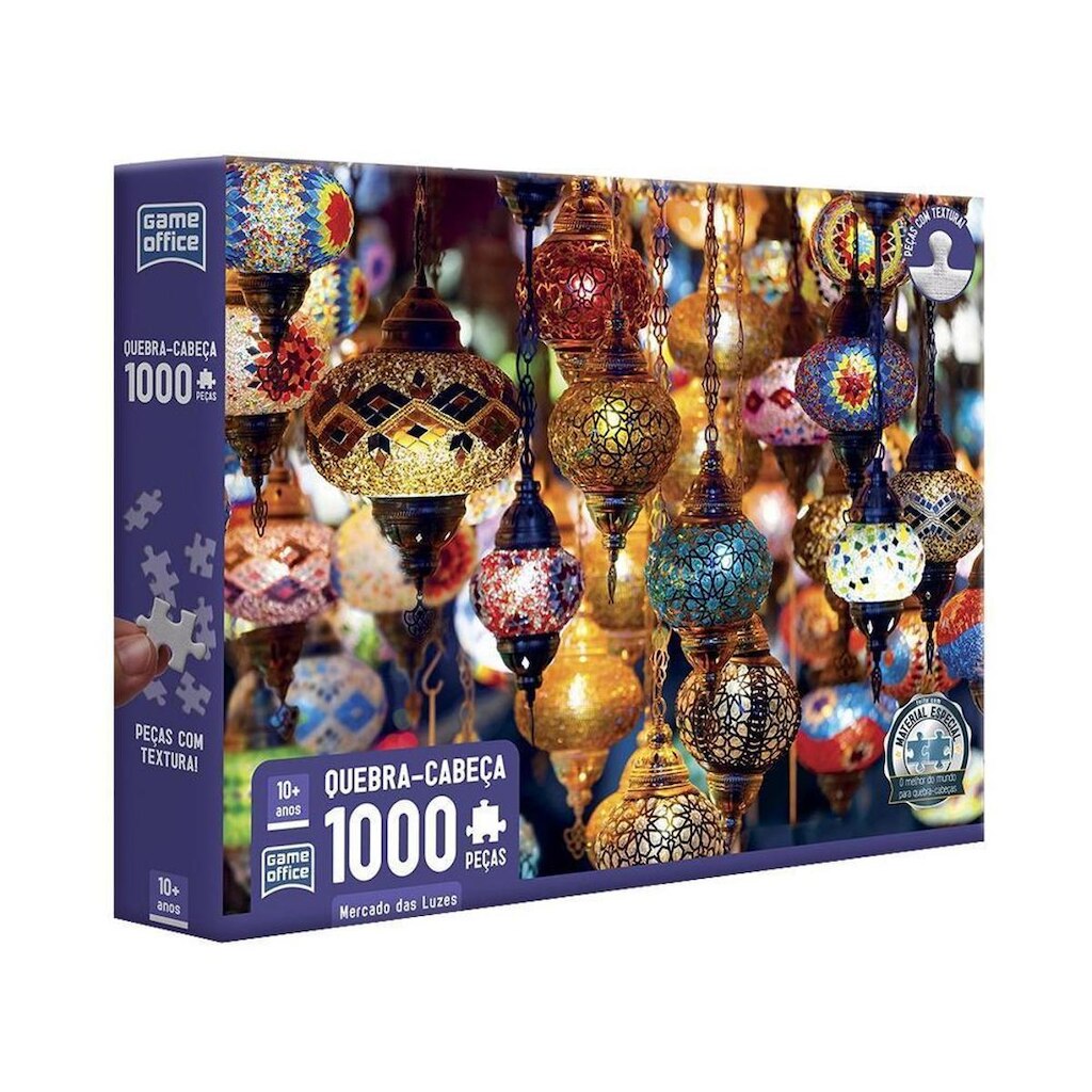 Quebra-cabeça 1000 Peças Mercado das Luzes