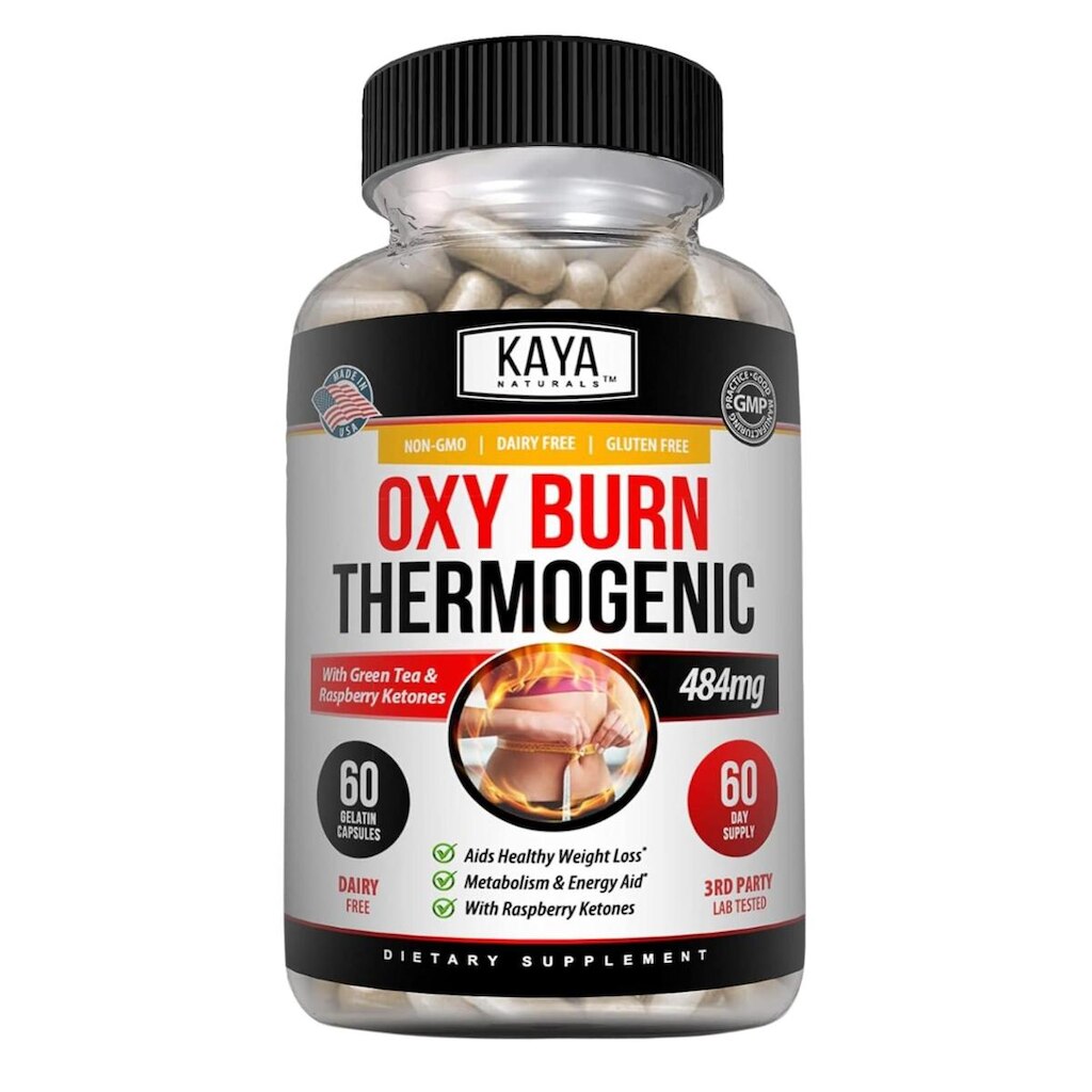 Queimador de gordura Supreme Kaya Naturals Oxy Burn 60 comprimidos