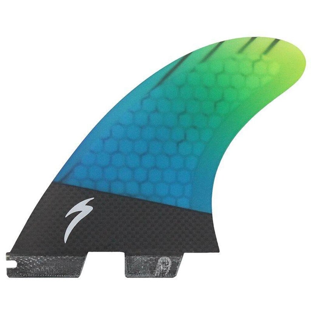 Quilha Super Fins Honeycomb Large Black Blue