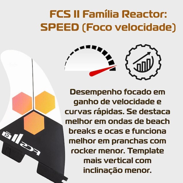 Quilhas FCS 2 CI PC C Island Al Merrick Medium Branco