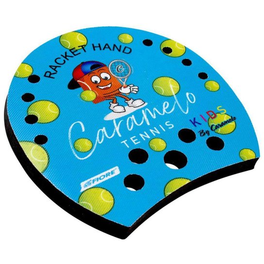 Racket Hand Caramelinho para Tennis e Beach Tennis - Azul - Azul