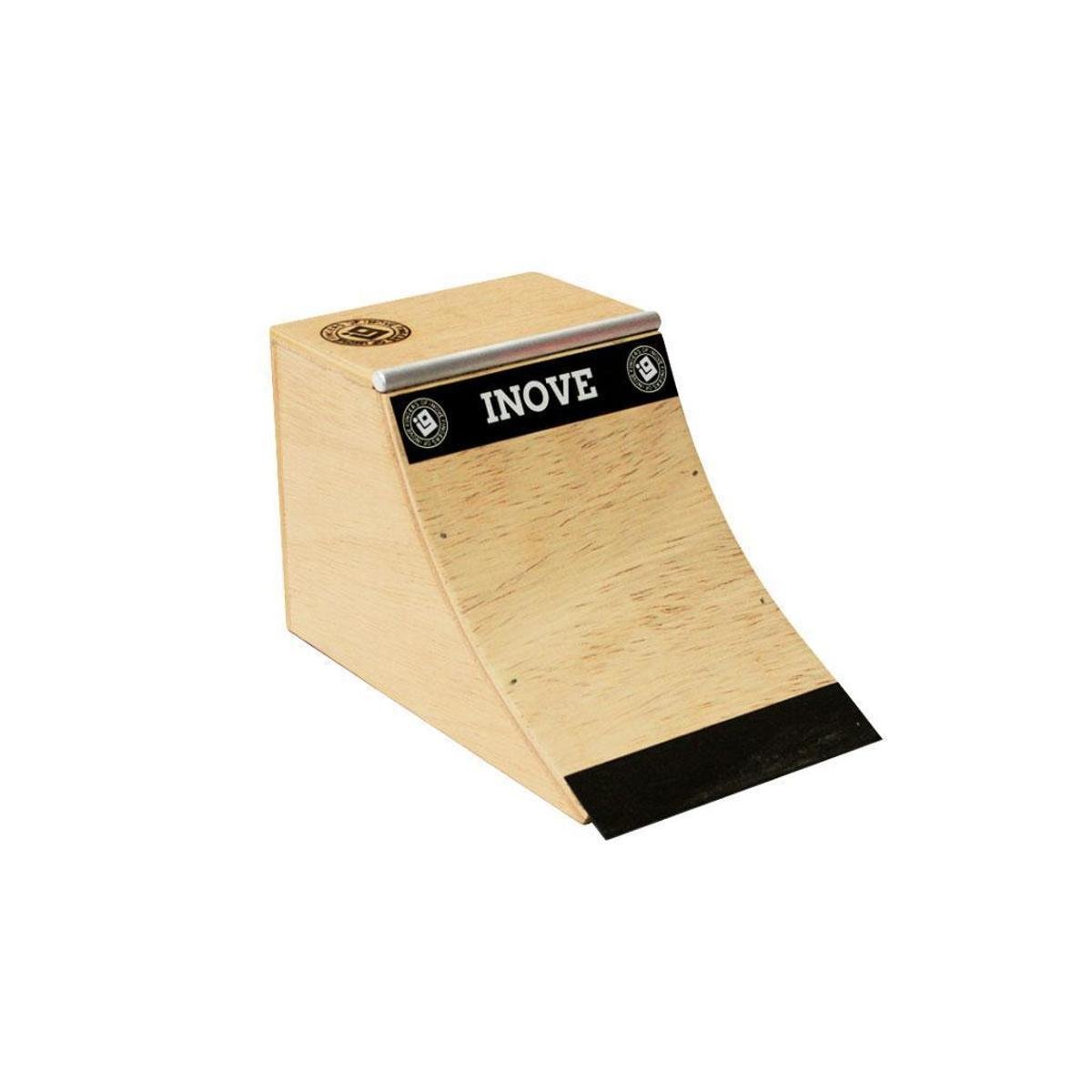 Rampa Fingerboard Inove Quarter Pipe Mini Bege Netshoes