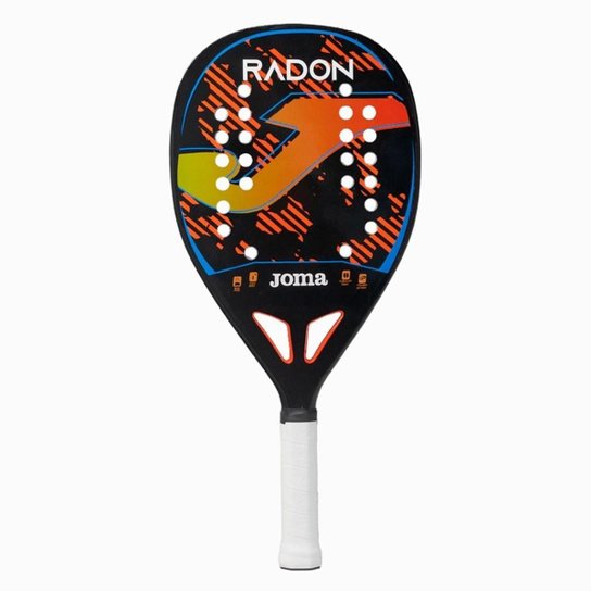 Raquete Beach Tennis Joma Radon + Capa Protetora Joma - Preto+Laranja Menor preço em Raquete Beach Tennis Joma Radon + Capa Protetora Joma - Preto+Laranja