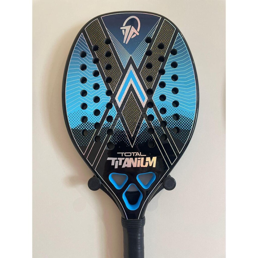Raquete Beach Tennis Total Titanium Carbono 3k 2025 + Capa