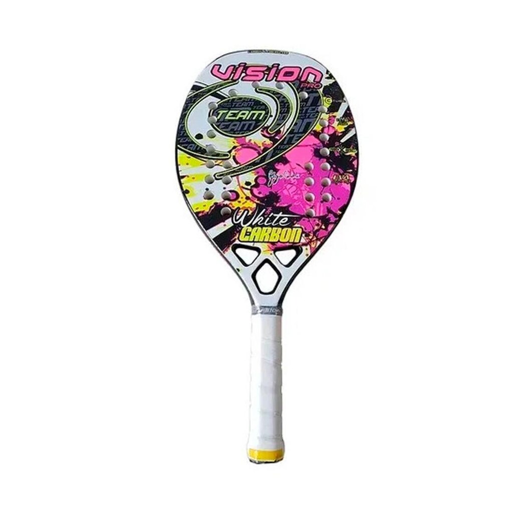 Raquete Beach Tennis Vision Team White Carbon