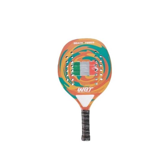 RAQUETE BEACH TENNIS WBT ITALIAN FIBRA DE CARBONO TENIS DE PRAIA - Laranja+Verde é ruim? RAQUETE BEACH TENNIS WBT ITALIAN FIBRA DE CARBONO TENIS DE PRAIA - Laranja+Verde é boa?