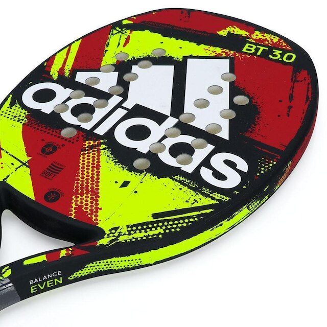 Raquete de Beach Tennis Adidas BT 3.0 Amarelo e Vermelho