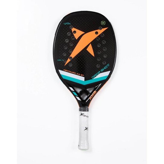 Raquete de Beach Tennis DROP SHOT Centauro 4.0 2023 - Preto Menor preço em Raquete de Beach Tennis DROP SHOT Centauro 4.0 2023 - Preto