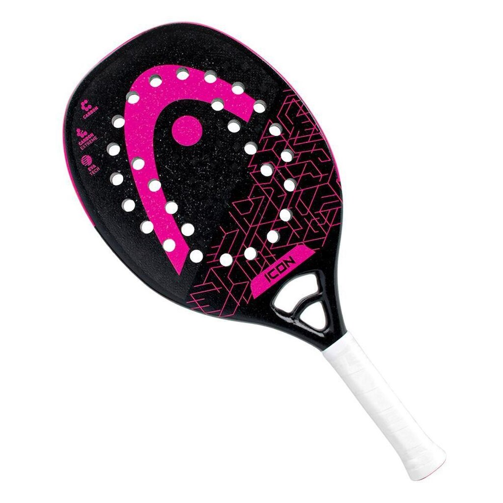 Raquete de Beach Tennis Head Icon Preta e Rosa