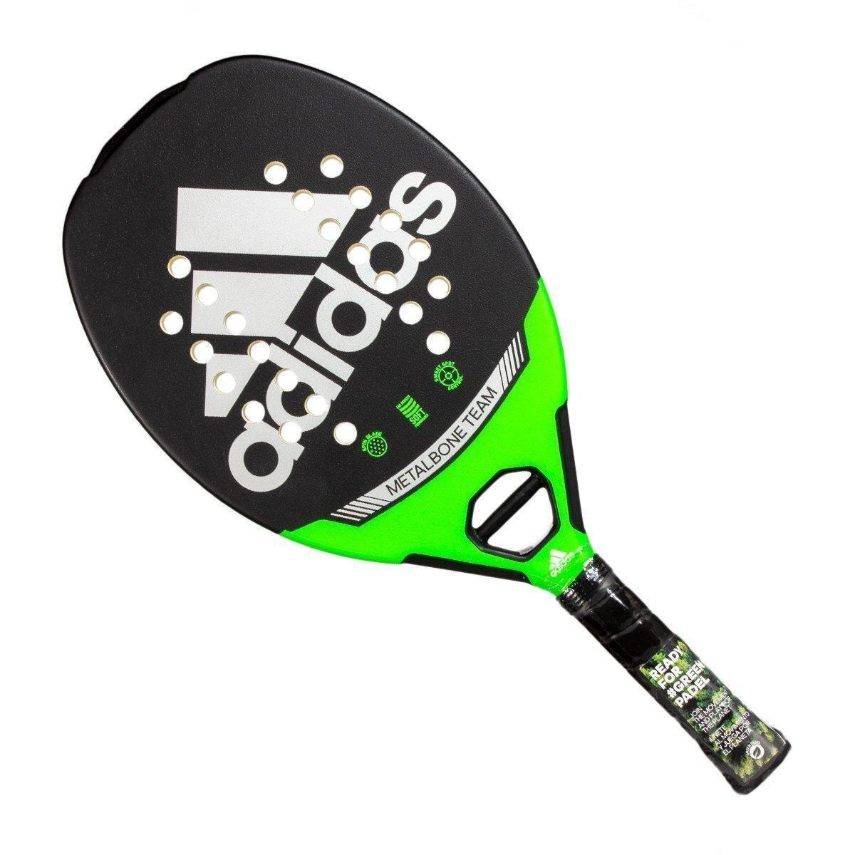 Raquete de Beach Tennis Metalbone Team Verde - Adidas Menor preço em Raquete de Beach Tennis Metalbone Team Verde - Adidas