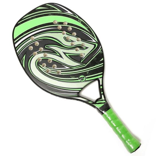 Raquete de Beach Tennis Naja Standard 2.0 - Verde Menor preço em Raquete de Beach Tennis Naja Standard 2.0 - Verde