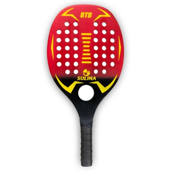 Raquete De Beach Tennis Sulina Cadillac - Vermelho+Preto é ruim? Raquete De Beach Tennis Sulina Cadillac - Vermelho+Preto é boa?