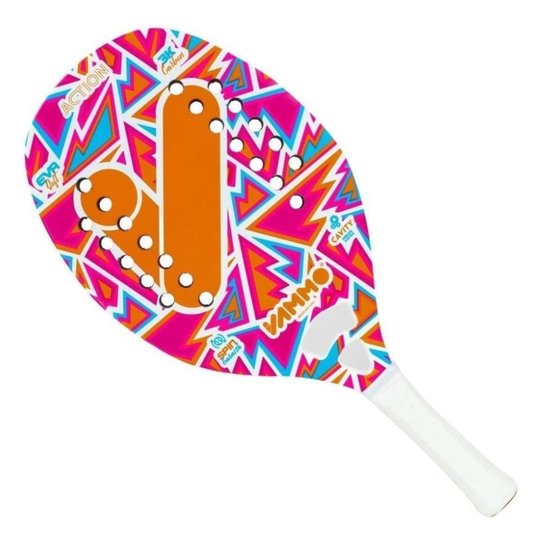 Raquete De Beach Tennis Vammo Mod. Action, Full Carbono 3k - Branco+Laranja é ruim? Raquete De Beach Tennis Vammo Mod. Action, Full Carbono 3k - Branco+Laranja é boa?