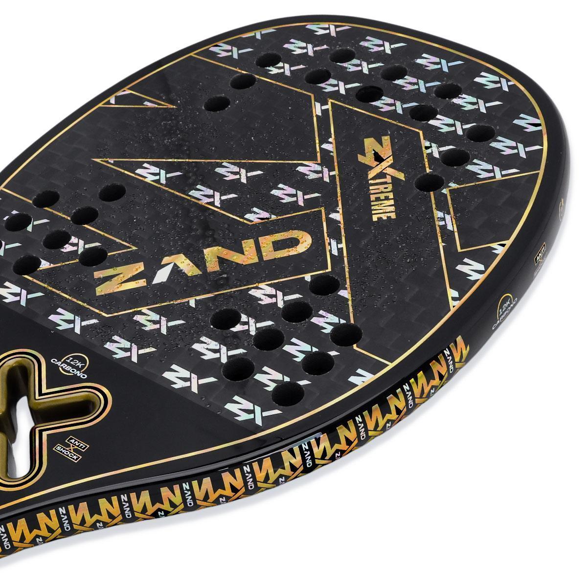Raquete De Beach Tennis Zand Z Xtreme 12K - Preto | Netshoes