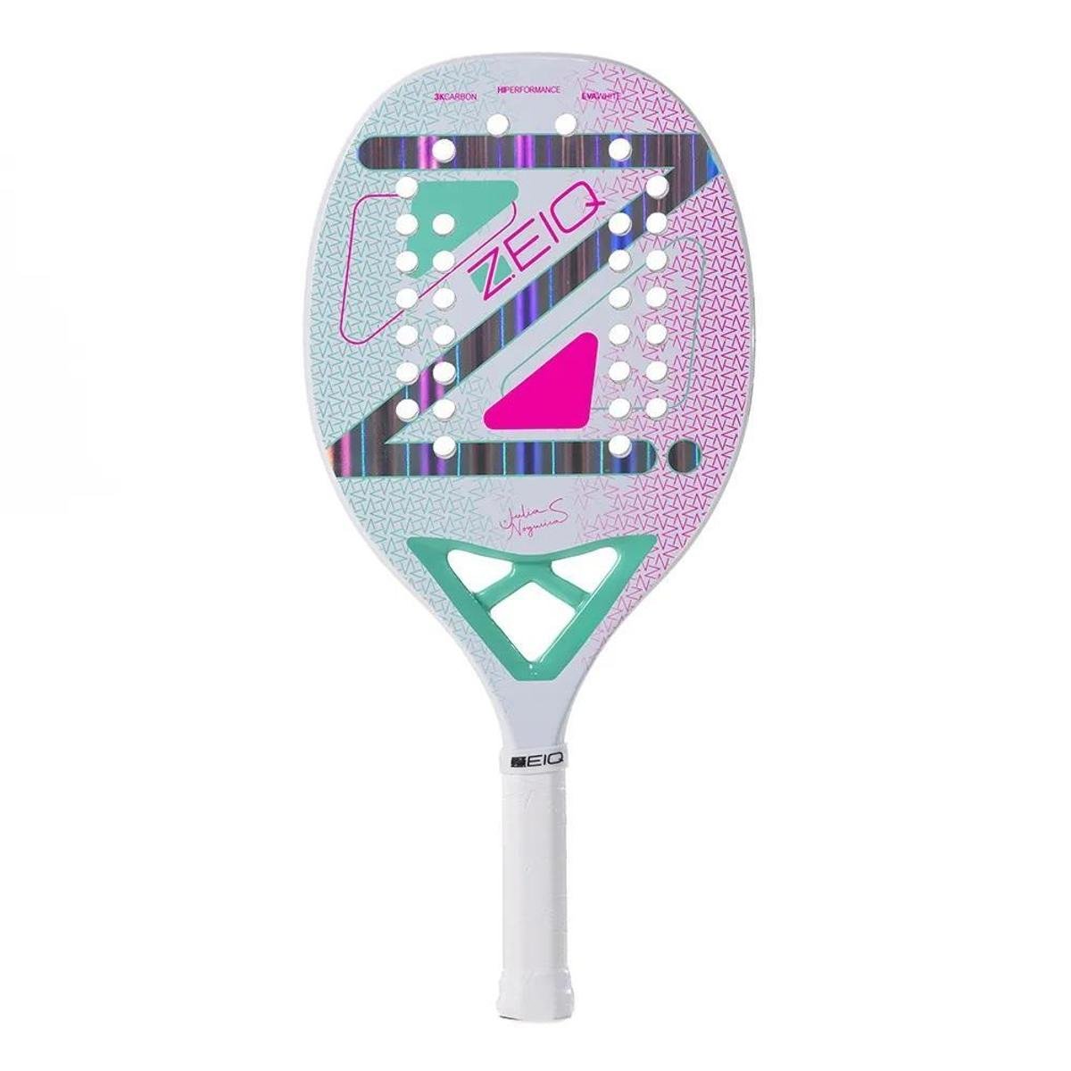 shun100gバルクセット３色 Raquete de Beach Tennis Zeiq Advanced White Julia Nogueira 3k
