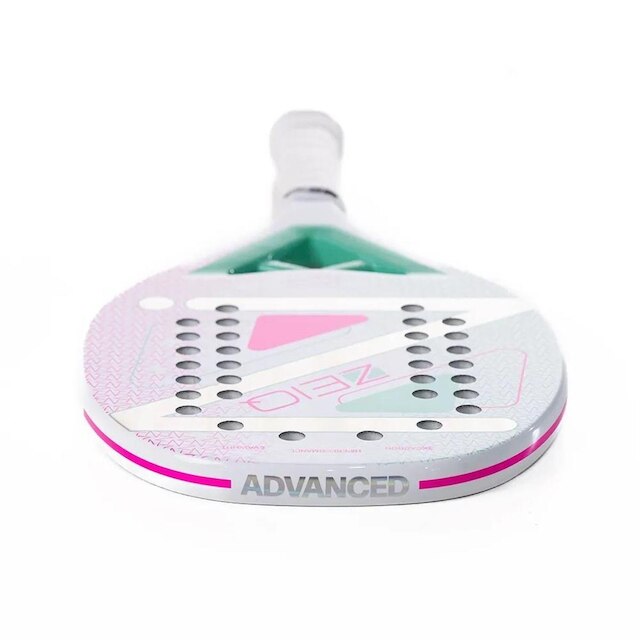Raquete de Beach Tennis Zeiq Advanced White Julia Nogueira 3k