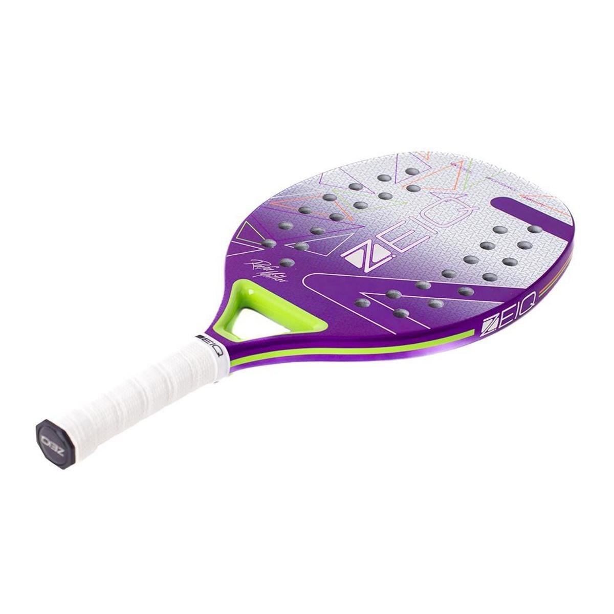 Raquete de Beach Tennis Zeiq Brave Rafa Miiller 12k - Roxo | Netshoes