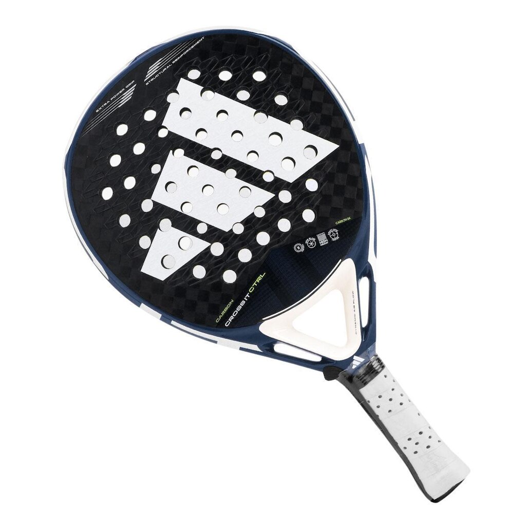 Raquete De Padel Adidas Cross It Carbon Ctrl Preta Branca e Azul