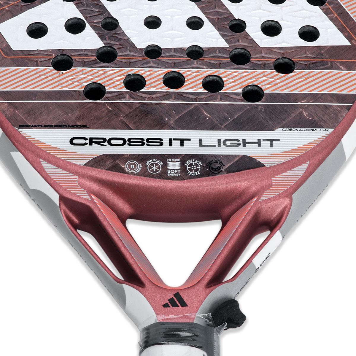 Adidas Cross It Light Martita Ortega 2026 padel racket in pink, symbolising lightweight athletic precision