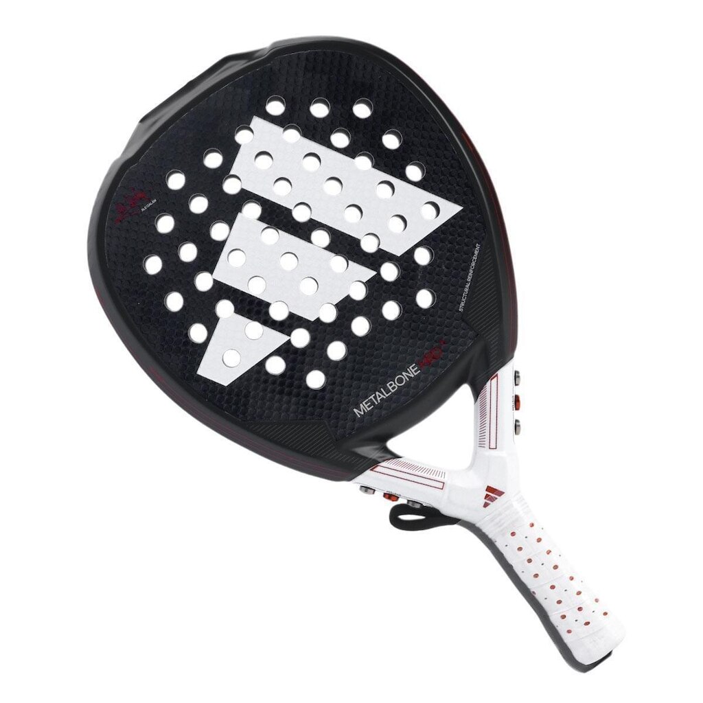 Raquete de Padel Adidas Metalbone HRD+ Preta e Vermelha