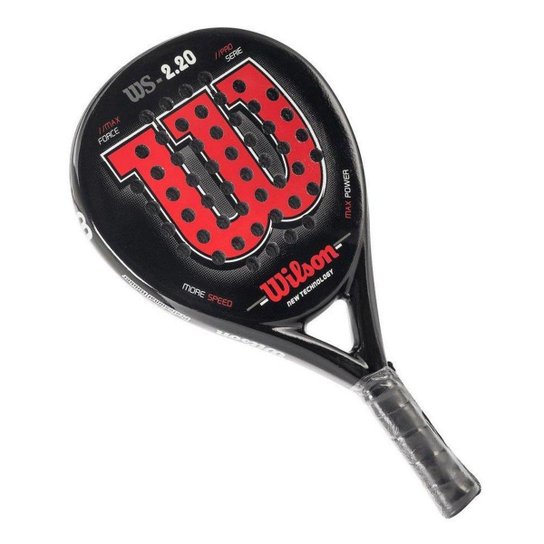 Raquete de Padel Wilson WS 2.20 - Preto é ruim? Raquete de Padel Wilson WS 2.20 - Preto é boa?