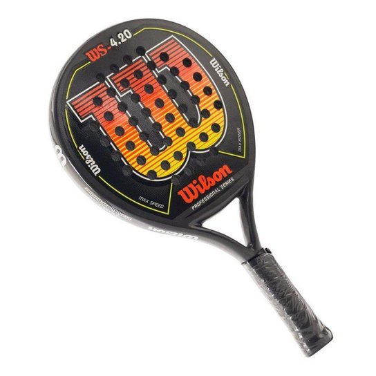 Raquete de Padel Wilson WS 4.20 - Preto Menor preço em Raquete de Padel Wilson WS 4.20 - Preto