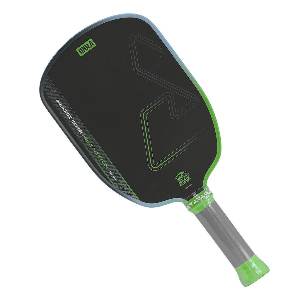 Raquete De Pickleball Joola Agassi Edge Heat Vision Verde 16mm