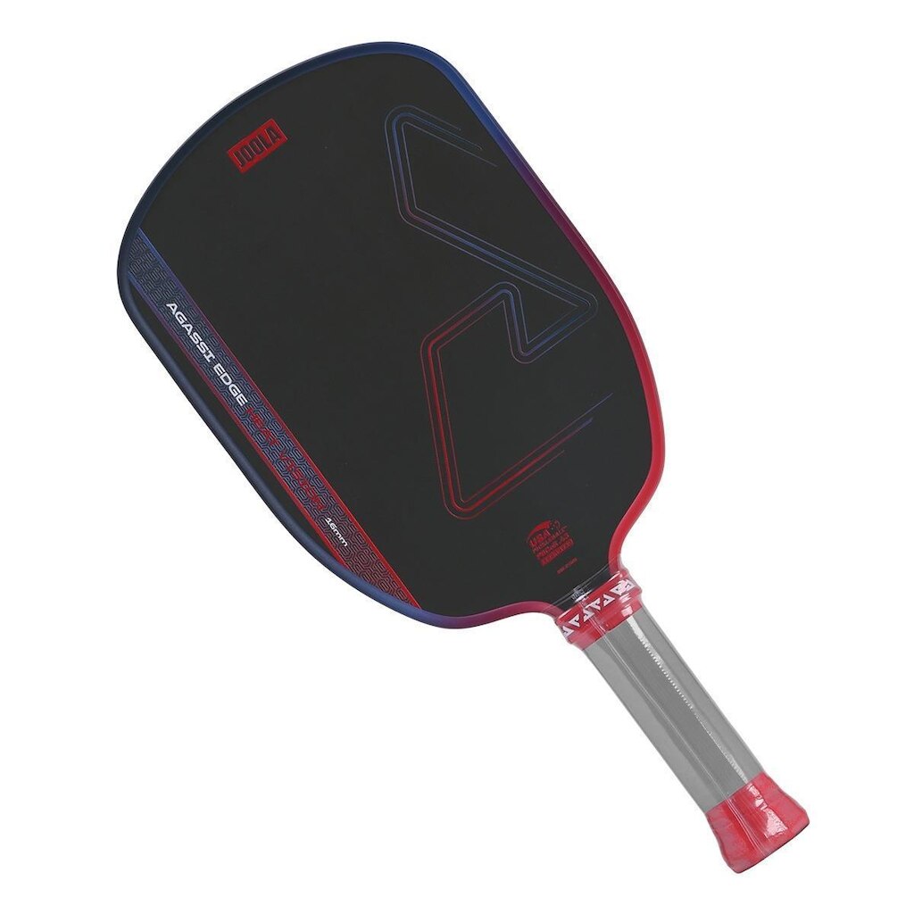 Raquete De Pickleball Joola Agassi Edge Heat Vision Vermelha 16mm