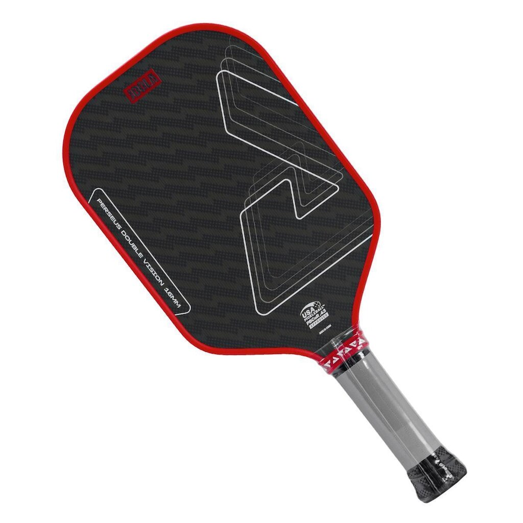Raquete De Pickleball Joola Perseus Double Vision Vermelha 16mm