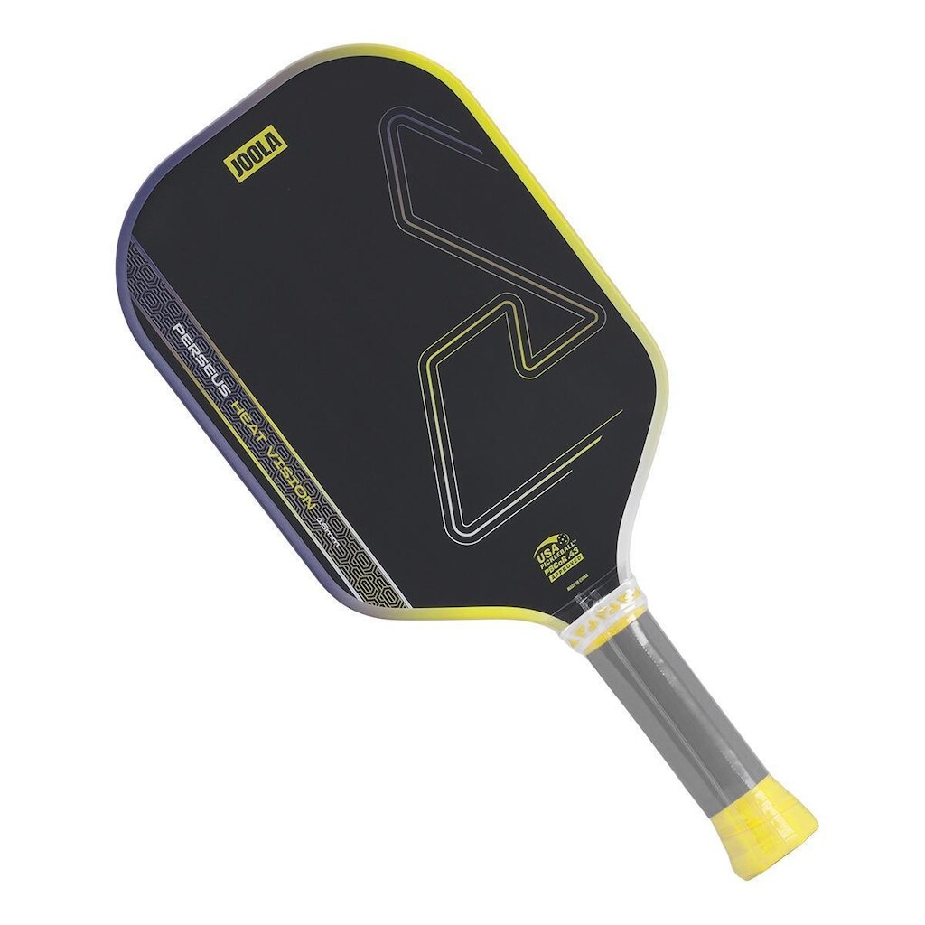 Raquete De Pickleball Joola Perseus Heat Vision Amarela 16mm