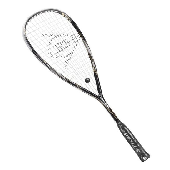Raquete de Squash Dunlop Blackstorm Titanium - Preto