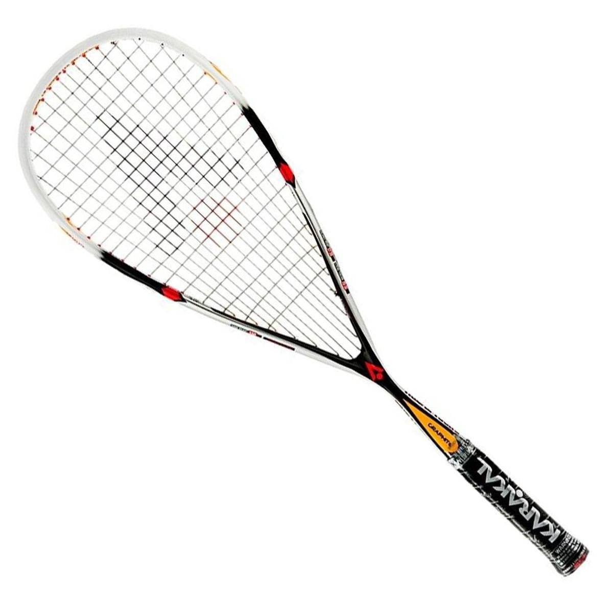 Raquete de Squash Karakal Tribal Tour 150 Branco e prata Netshoes