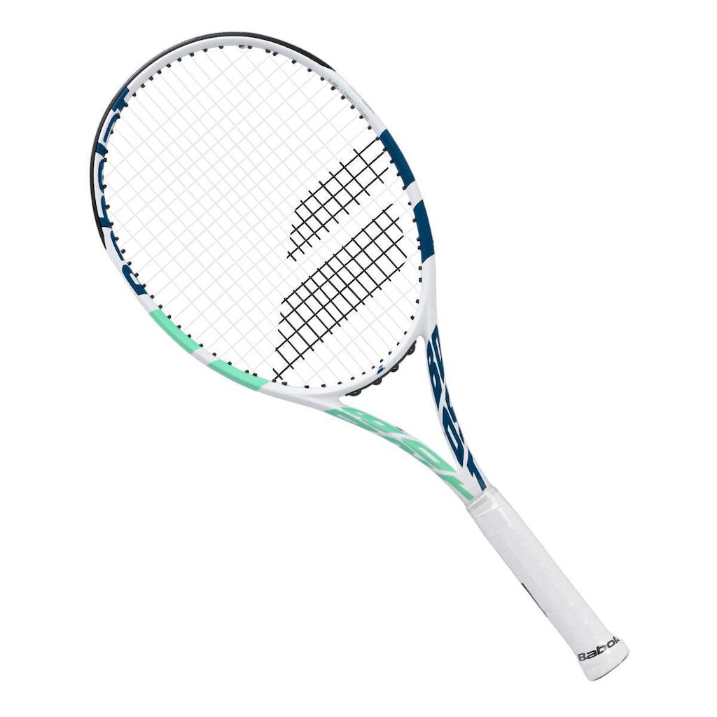 Raquete de Tênis Babolat Boost Drive 105 260g Branca Azul e Verde
