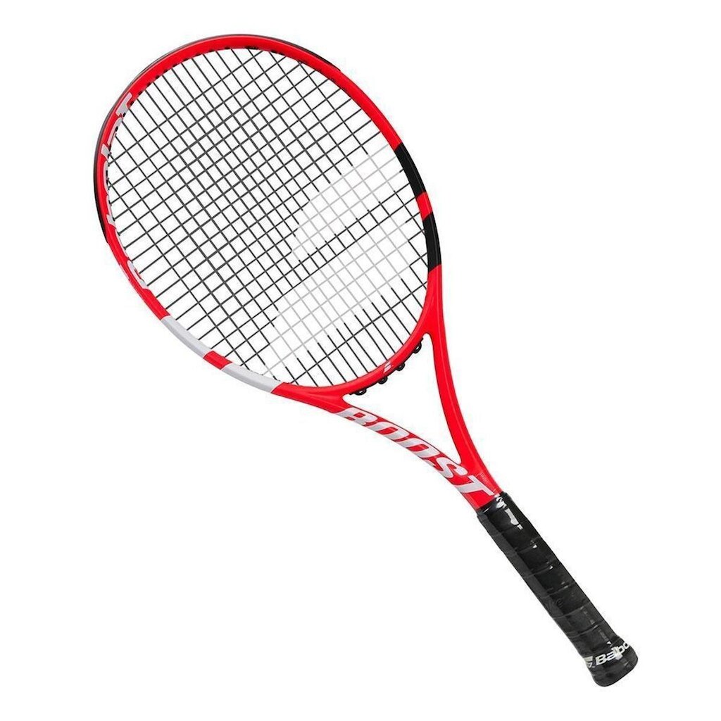 Raquete de Tênis Babolat Boost Strike Vermelha Preta e Branca